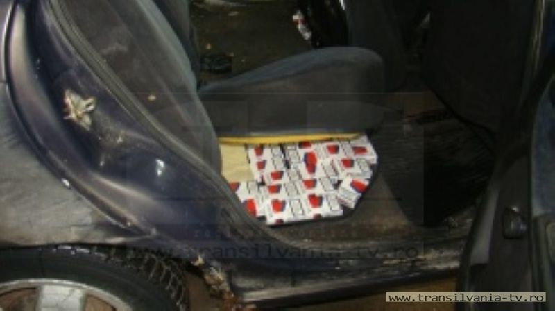 Maşină confiscată de la un contrabandist maghiar la Halmeu