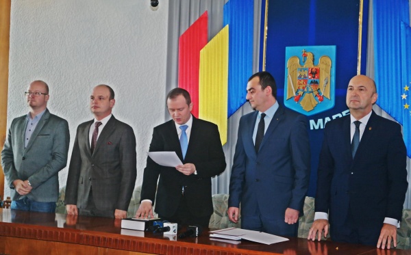 Darius Filip a fost instalat oficial în funcţia de prefect al judeţului Satu Mare