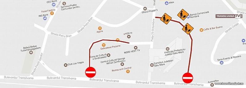 Restricții de circulație în Centrul Nou.