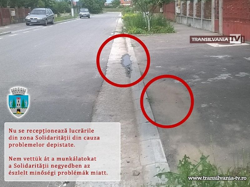 Primăria NU PREIA lucrările de pe străzile din Solidarității