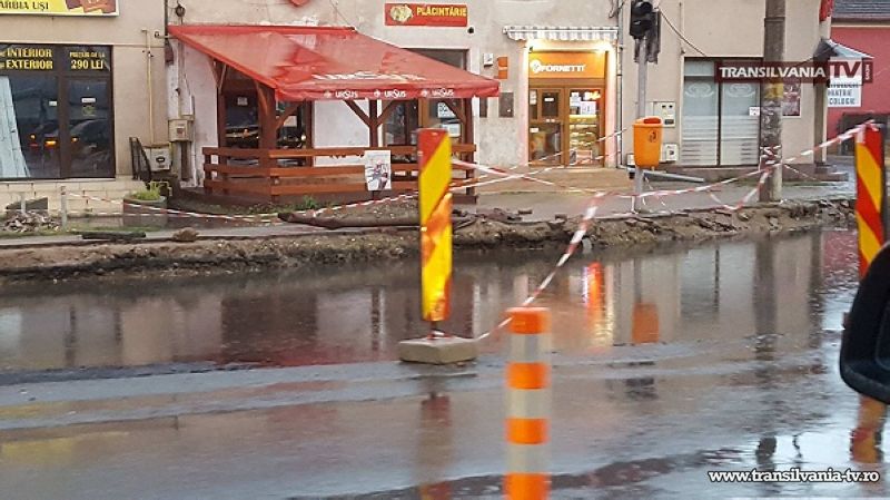 În Satu Mare a apărut un nou lac, Intersecția Burdea.