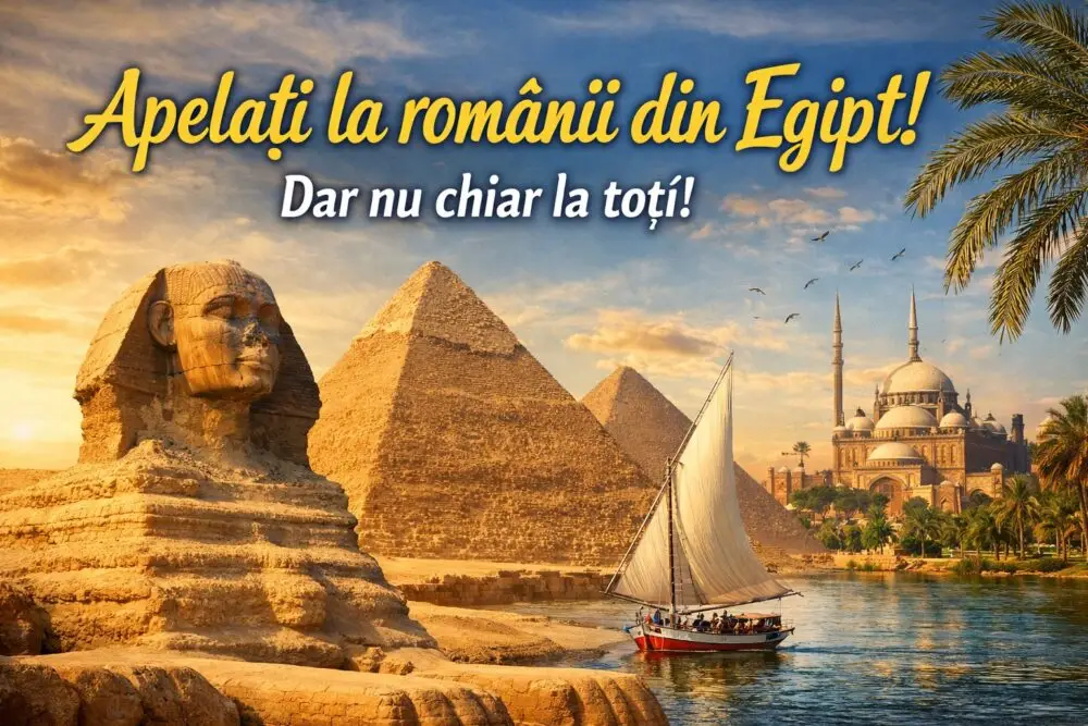 Apelați la românii din Egipt! Dar nu chiar la toți!