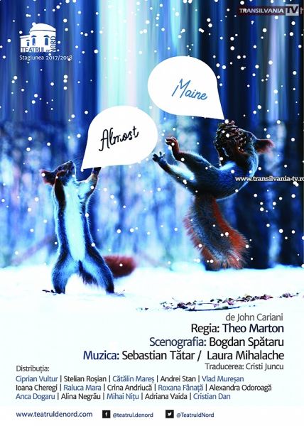 „Almost, Maine”, premiera lunii decembrie la Teatrul de Nord