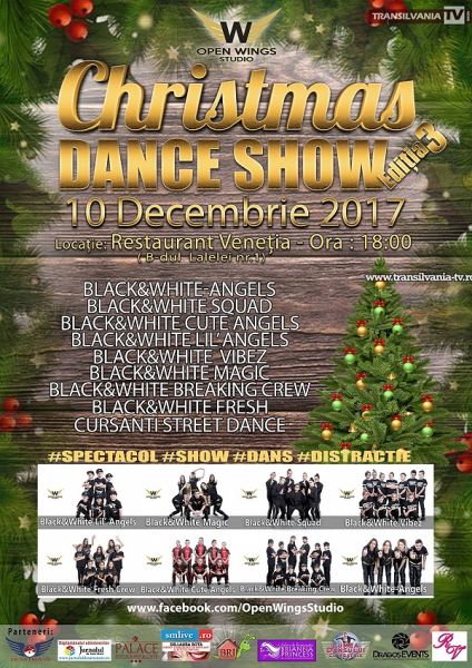 Open Wings Studio vă așteaptă la spectacolul Christmas Dance Show