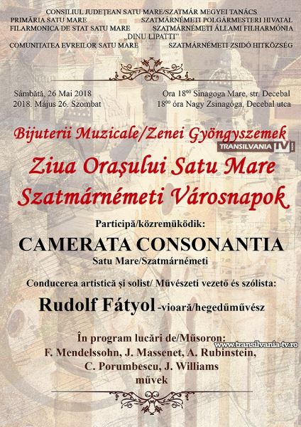 Filarmonica de Stat „Dinu Lipatti” concertează de Zilele Orașului