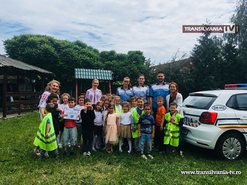 Preșcolarii din Satu Mare și Bihor au participat la concursul „Suntem mici, dar circulăm corect!”