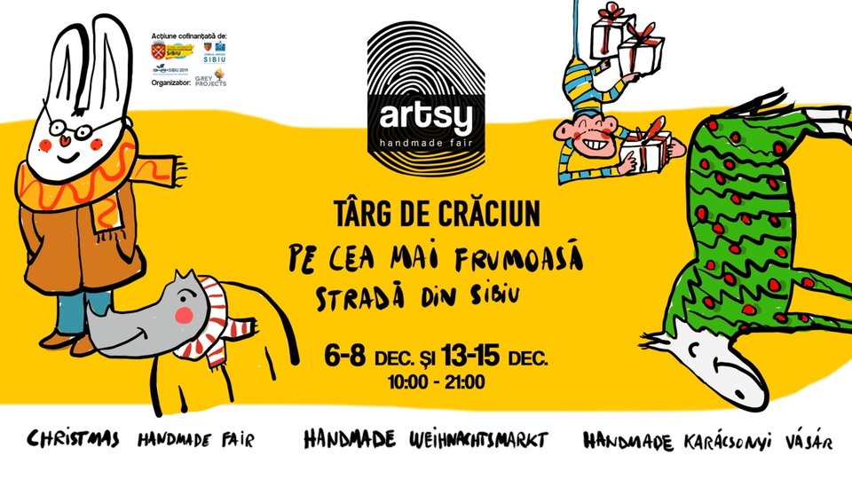 O nouă ediție ARTSY va avea loc pe strada Cetății din Sibiu