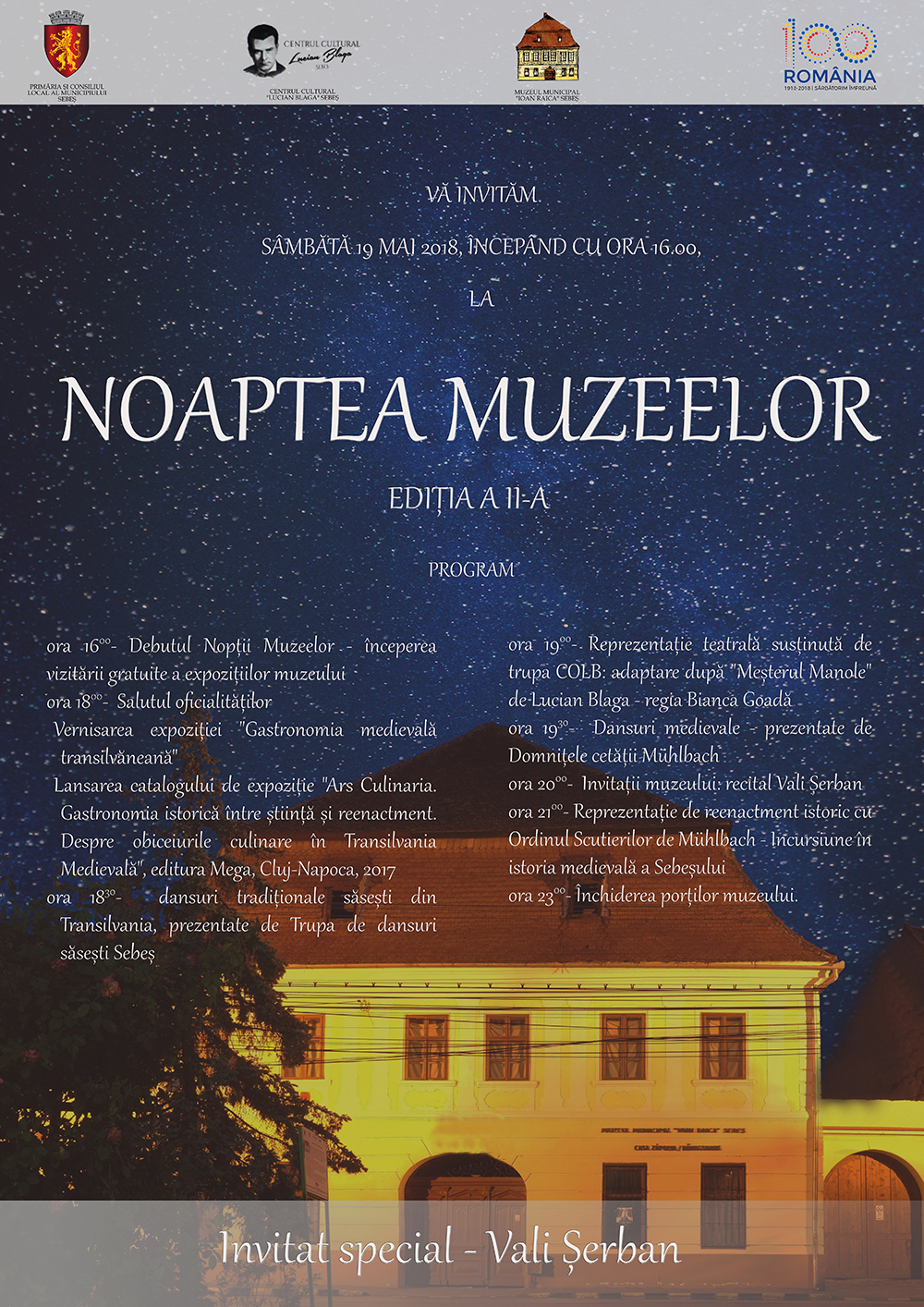 Haideti la Sebes, la Noaptea Muzeelor!