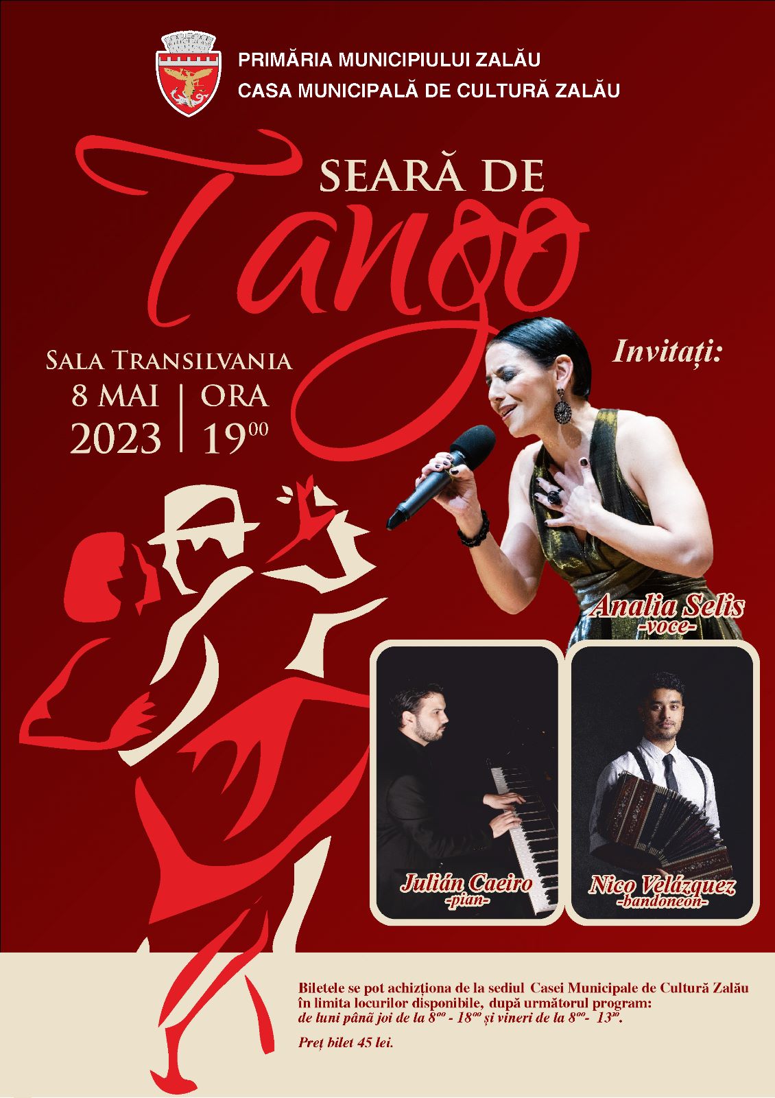 Seară de tango argentinian, la Zalău