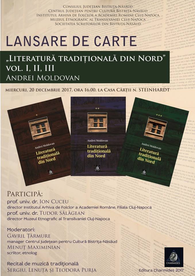 Lansare de carte Andrei Moldovan, la Bistrița