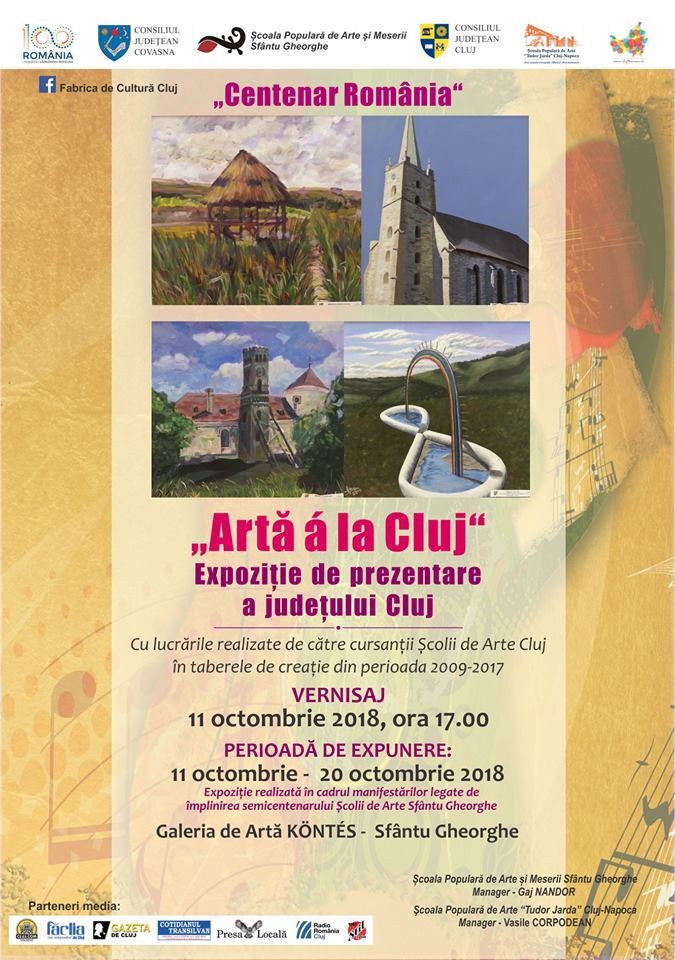 „Artă á la Cluj”, expoziţie de prezentare a judeţului Cluj la Sfântu Gheorghe