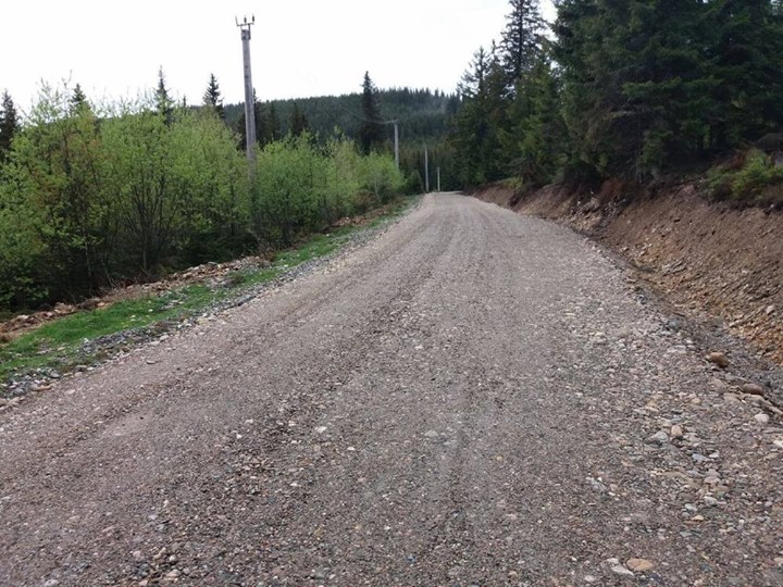 Lucrări de modernizare a drumului judeţean ce leagă staţiunea Băişoara de Muntele Mare şi pârtia de schi Buscat
