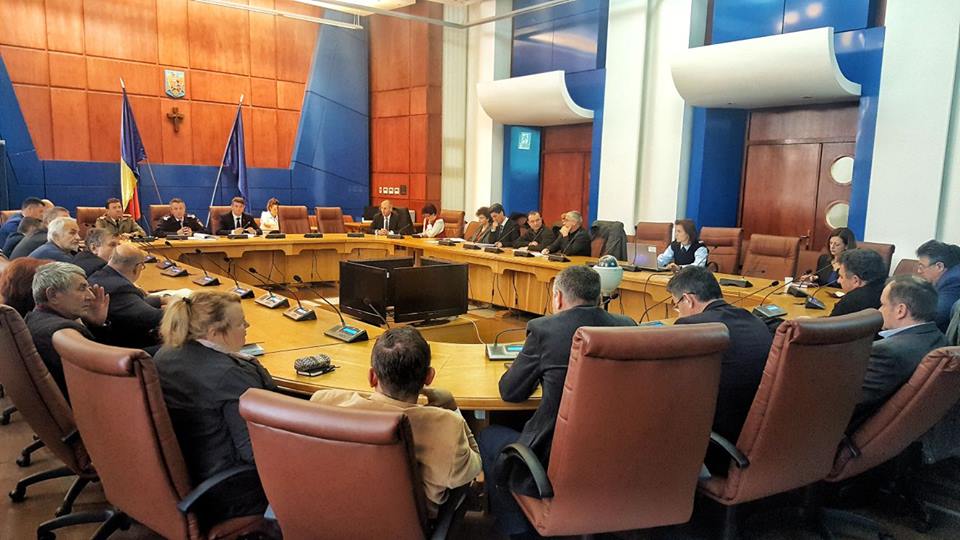 Întâlnire a Comitetului Județean pentru Situații de Urgență Bistrița-Năsăud