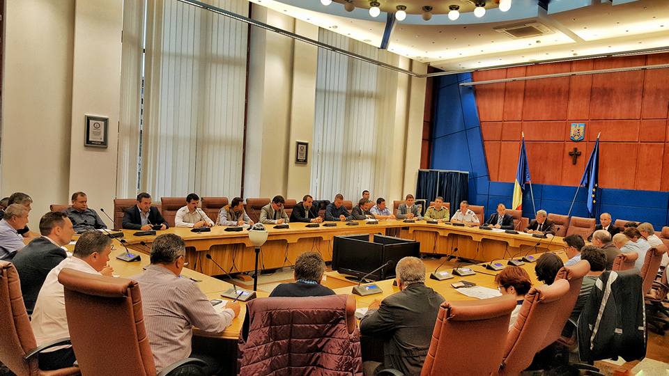 Ședinţă extraordinară a Comitetului Judeţean pentru Situaţii de Urgenţă Bistriţa-Nasăud
