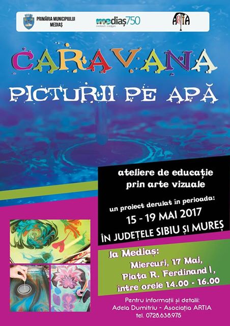 „Caravana Picturii pe apă” ajunge la Mediaş