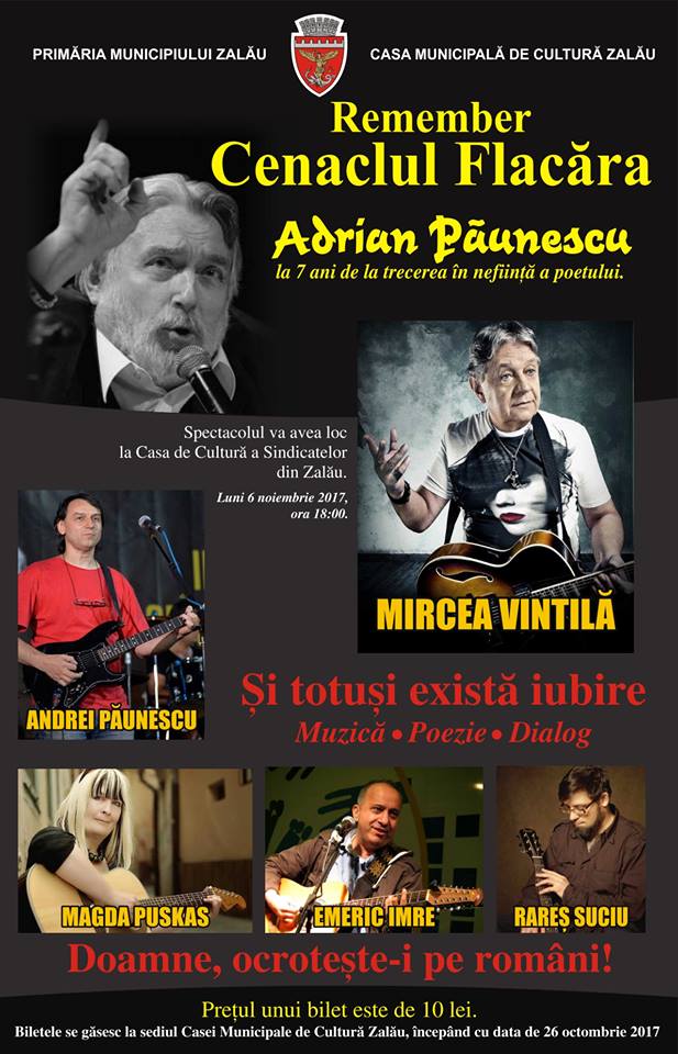 Remember Cenaclul Flacăra, la Zalău