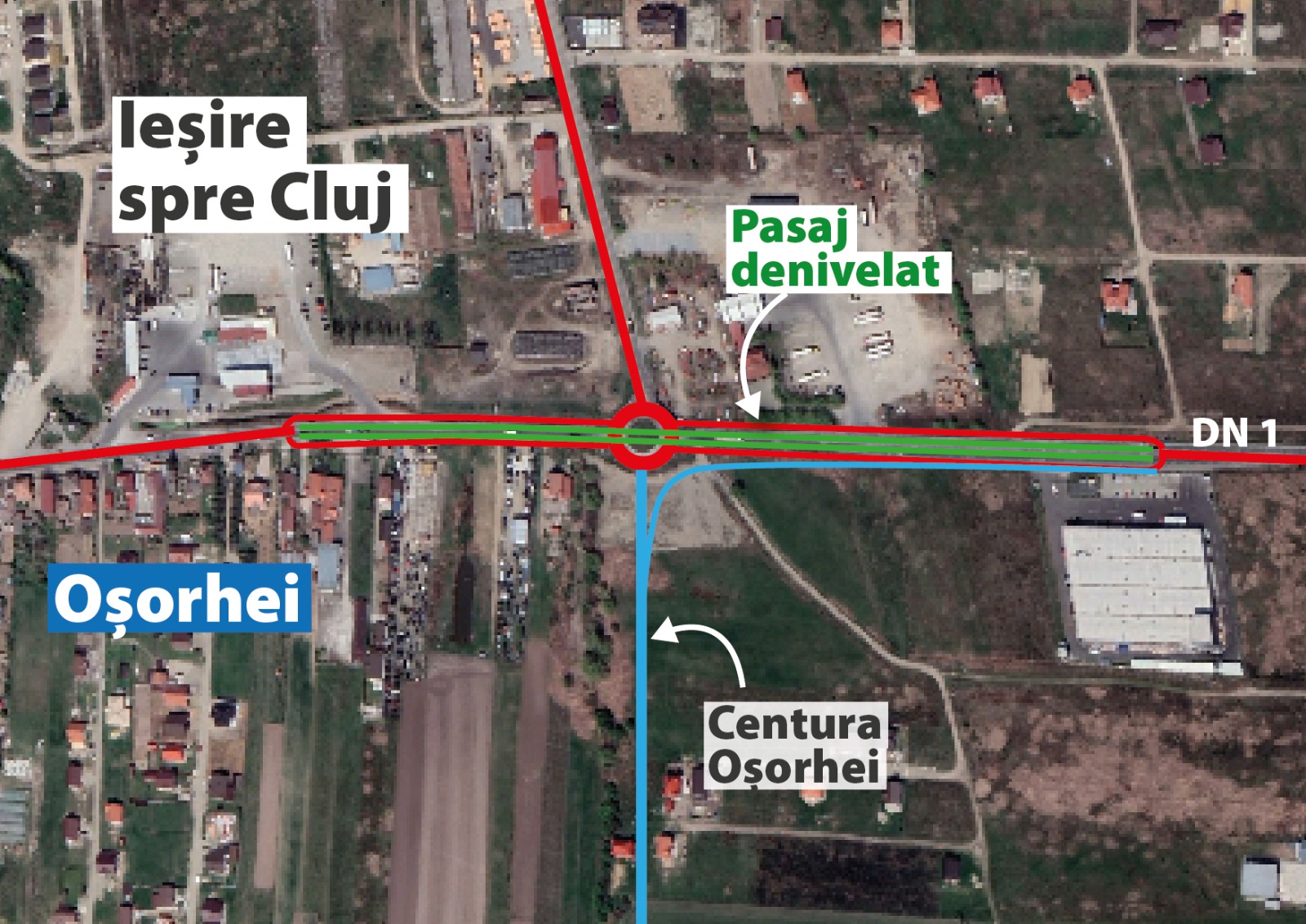 Fonduri europene pentru pasajul suprateran din Oșorhei