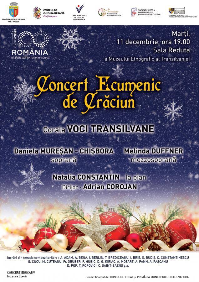 Concert ecumenic de Crăciun la Muzeul Etnografic al Transilvaniei Cluj-Napoca