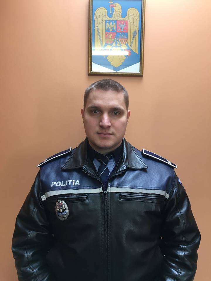Cristian Petrovan, polițist în Baia Sprie, a salvat viața unui om