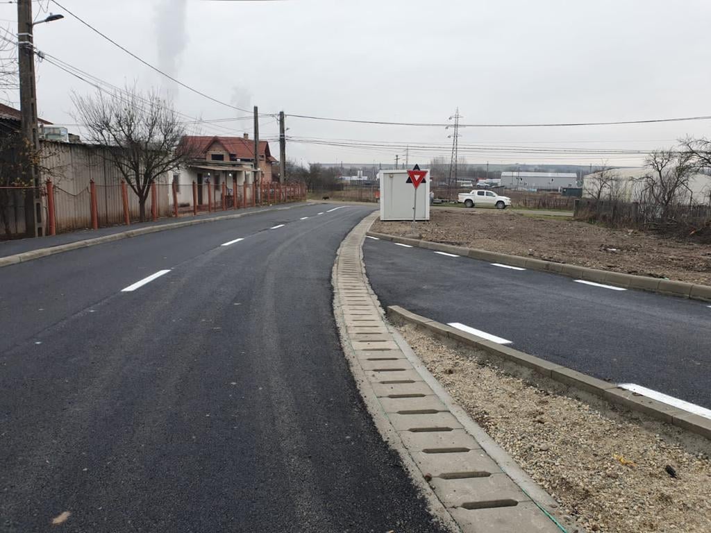 Strada Vâlcele din satul Cristur a fost modernizată