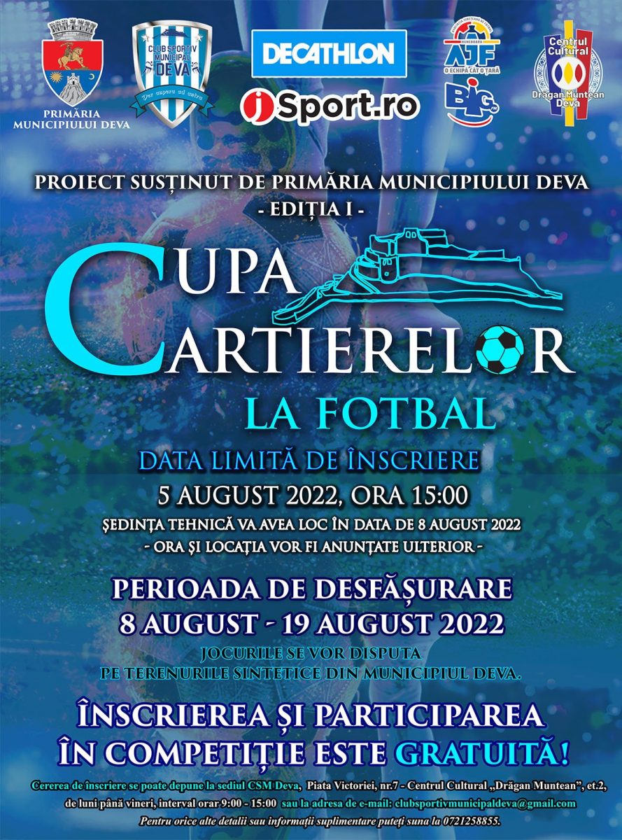 Cupei Cartierelor la Fotbal Deva – Ediția I