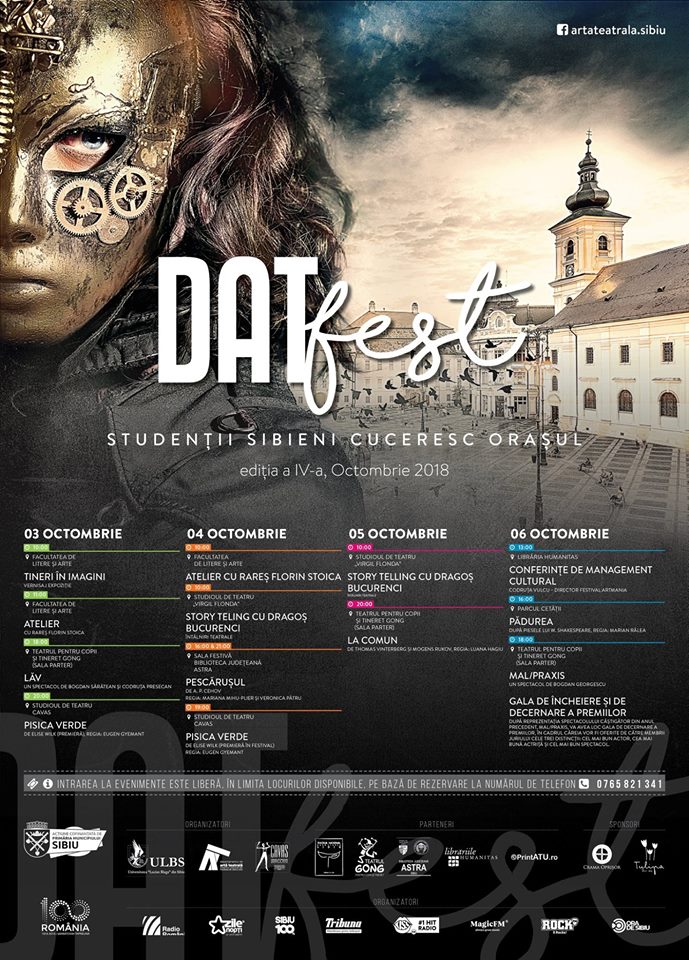 O nouă ediție „DATFest – Studenții sibieni cuceresc orașul”