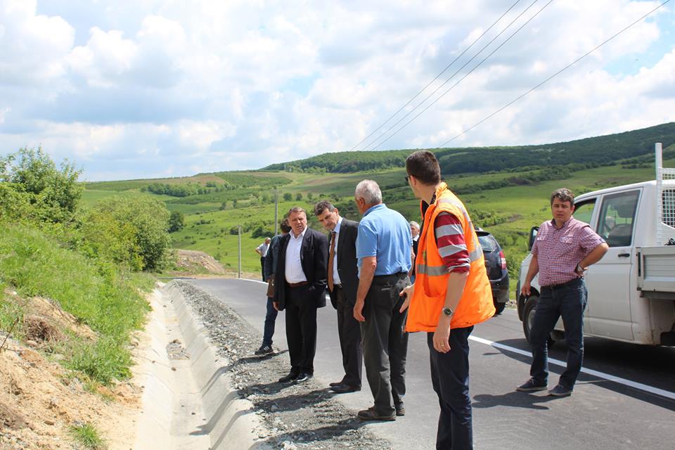 Recepția lucrărilor efectuate la DJ 106G, Poiana Sibiului-Dobârca, ca urmare a defectelor apărute în perioada de garanție a lucrărilor