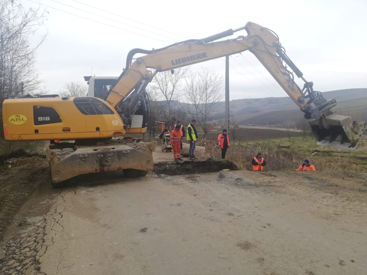 Consiliul Județean Cluj a reluat lucrările de modernizare a Drumului Bistriței