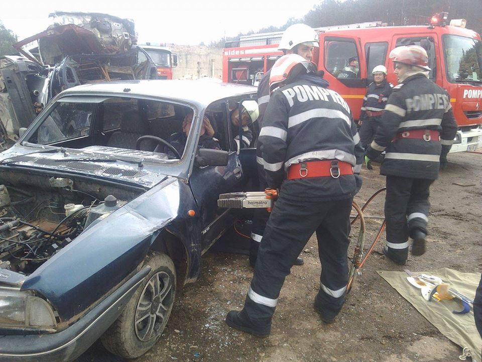 Exercițiu ISU la Spitalul Jibou