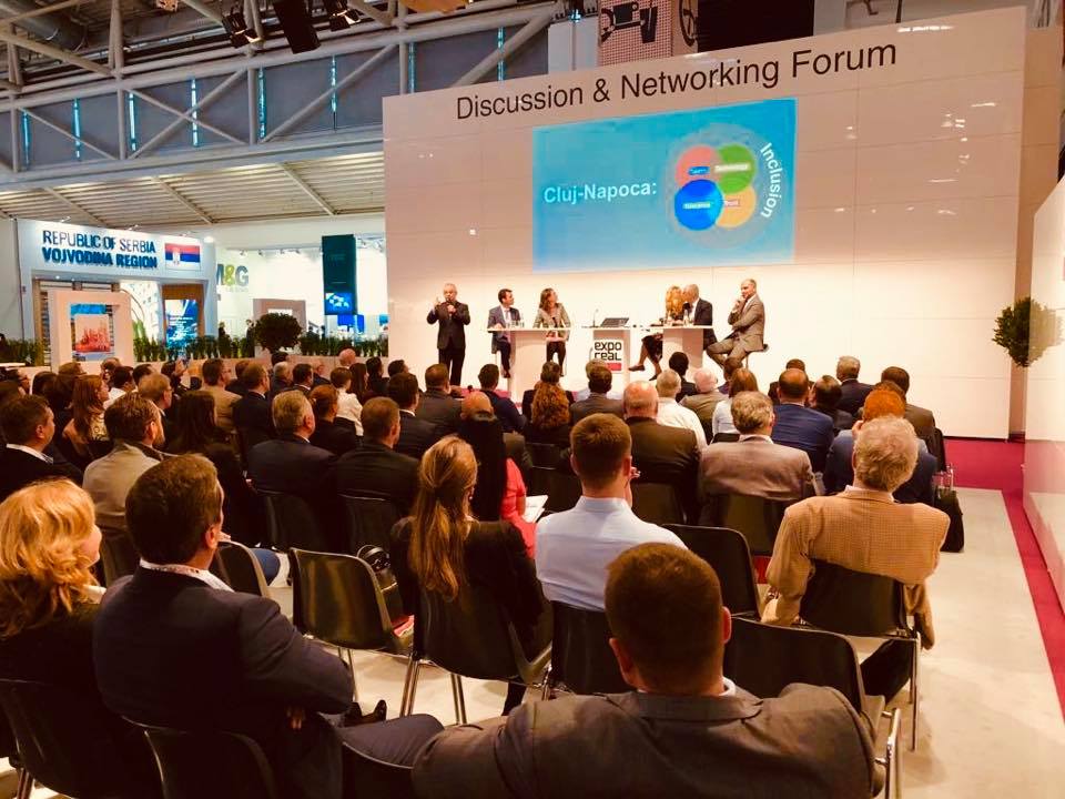Oportunitățile de investiții ale Clujului, prezentate la Expo Real Munchen 2018