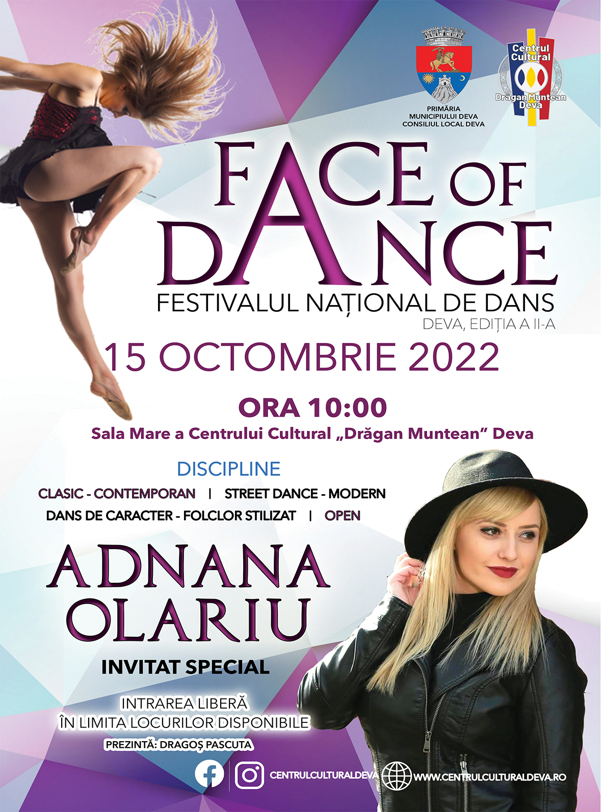 Festivalul Național de Dans ,,Face of Dance” va avea loc la Deva