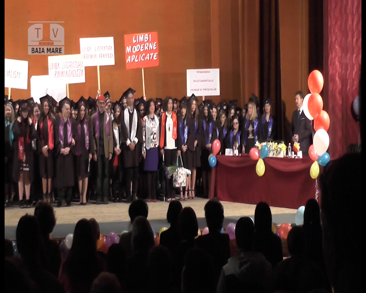 ”Vivat, crescat, floreat!” Festivitatea de absolvire a Facultăţii de Litere din Baia Mare (VIDEO)