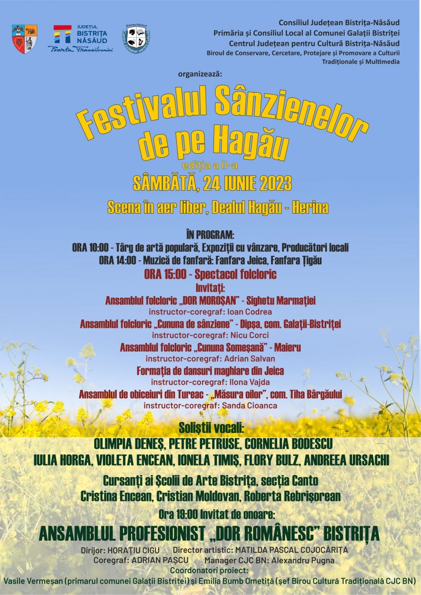Ediția a II-a a Festivalului Sânzienelor de pe Hagău