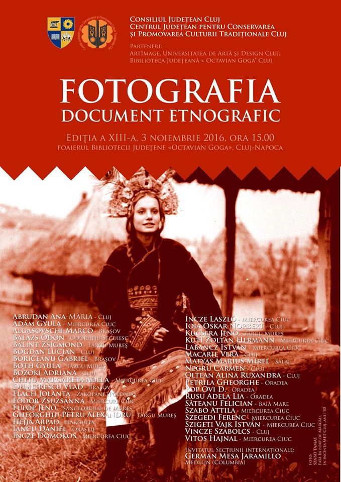 Cluj Napoca: Concurs național ,,Fotografia – document etnografic”, ediţia a XIII-a