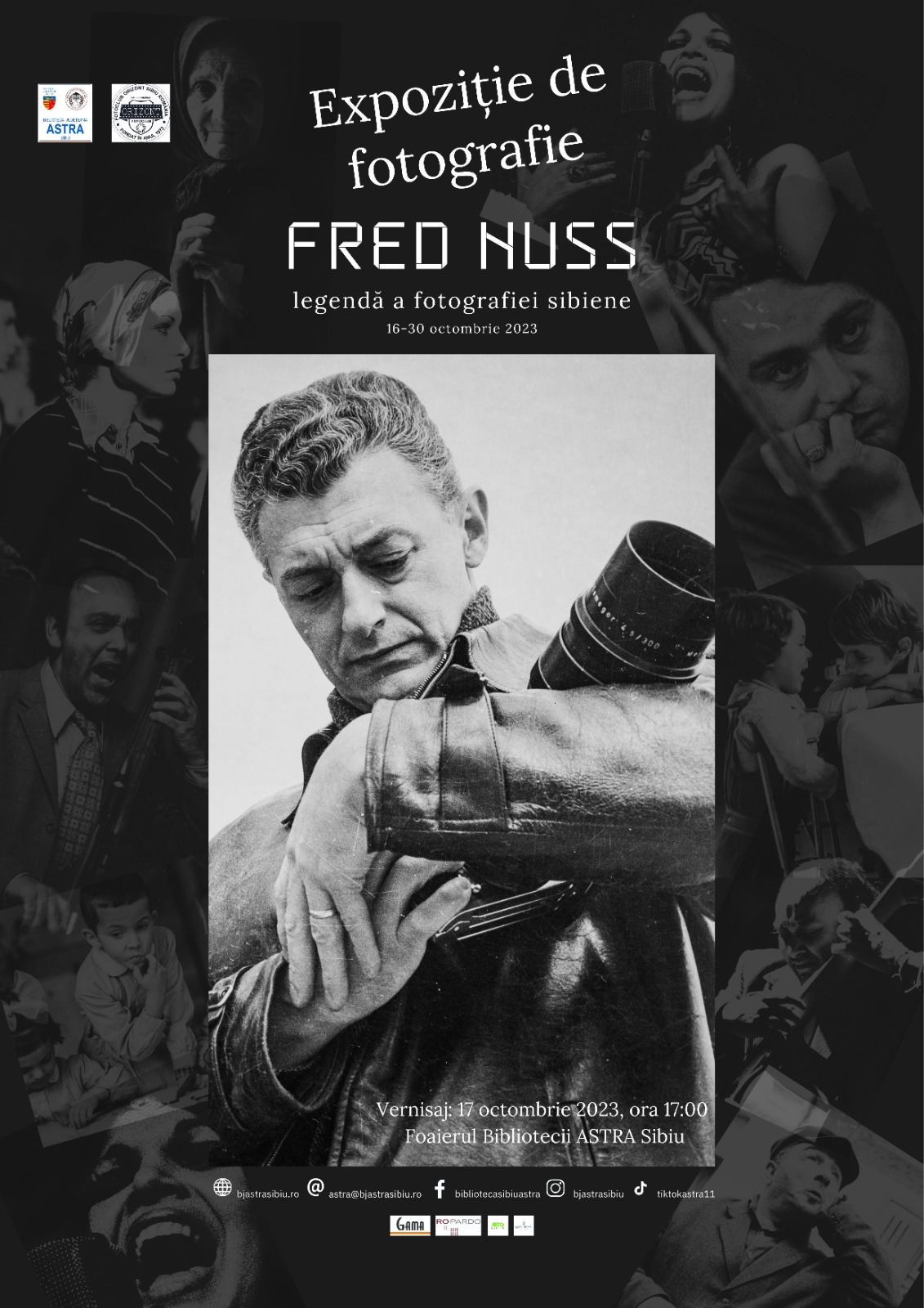 Fred Nuss, sibianul care a fotografiat Sibiul mai bine de 60 de ani, omagiat printr-o expoziție