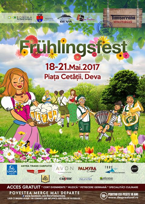 3.000 de persoane sunt așteptate la Fruhlingsfest, în Piața Cetății din Deva