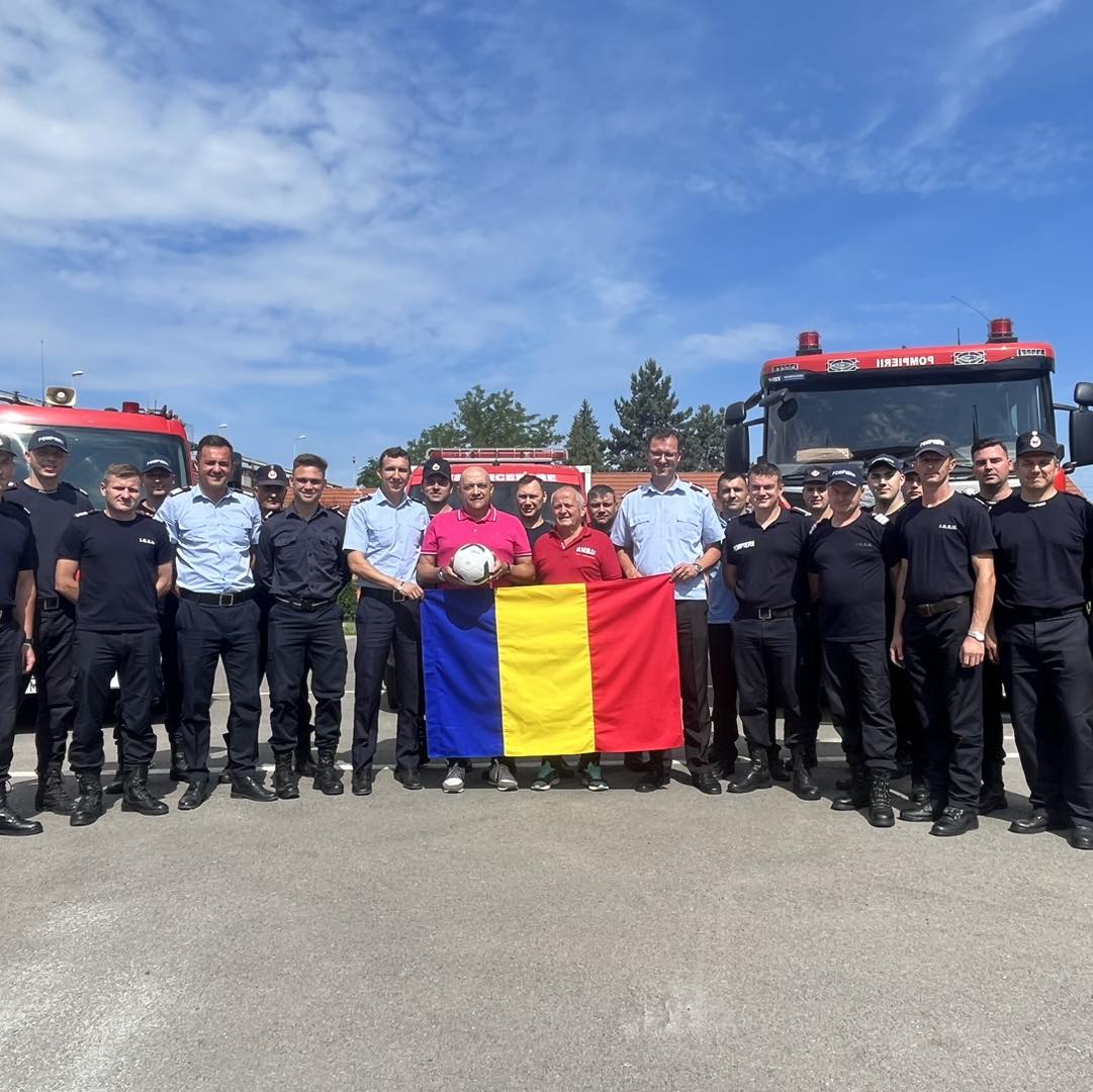 Gabi Balint, în vizită la ISU Bistrița-Năsăud
