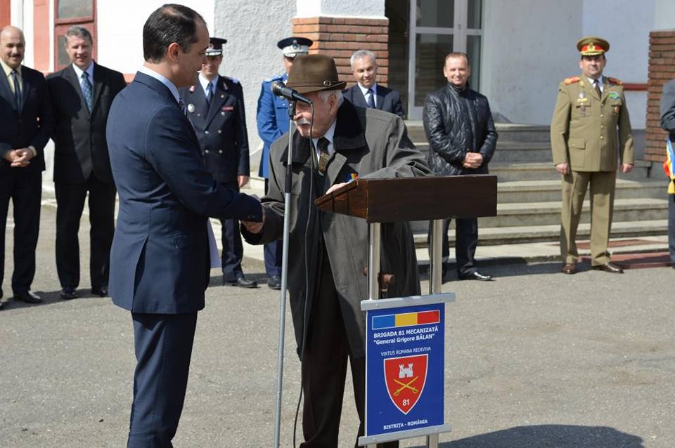 Generalul Birişiu s-a retras din funcția de președinte al Asociației Naționale a Veteranilor de Război Bistrița-Năsăud