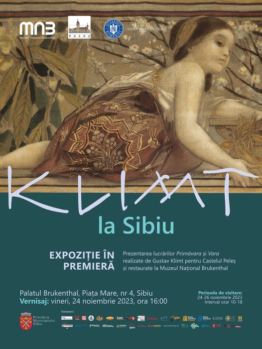 Lucrări de Gustav Klimt expuse în premieră, pentru 3 zile, la Sibiu