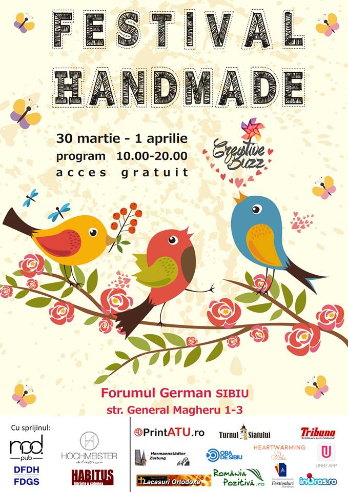 O nouă ediție a festivalului Handmade Creative Buzz de la Sibiu