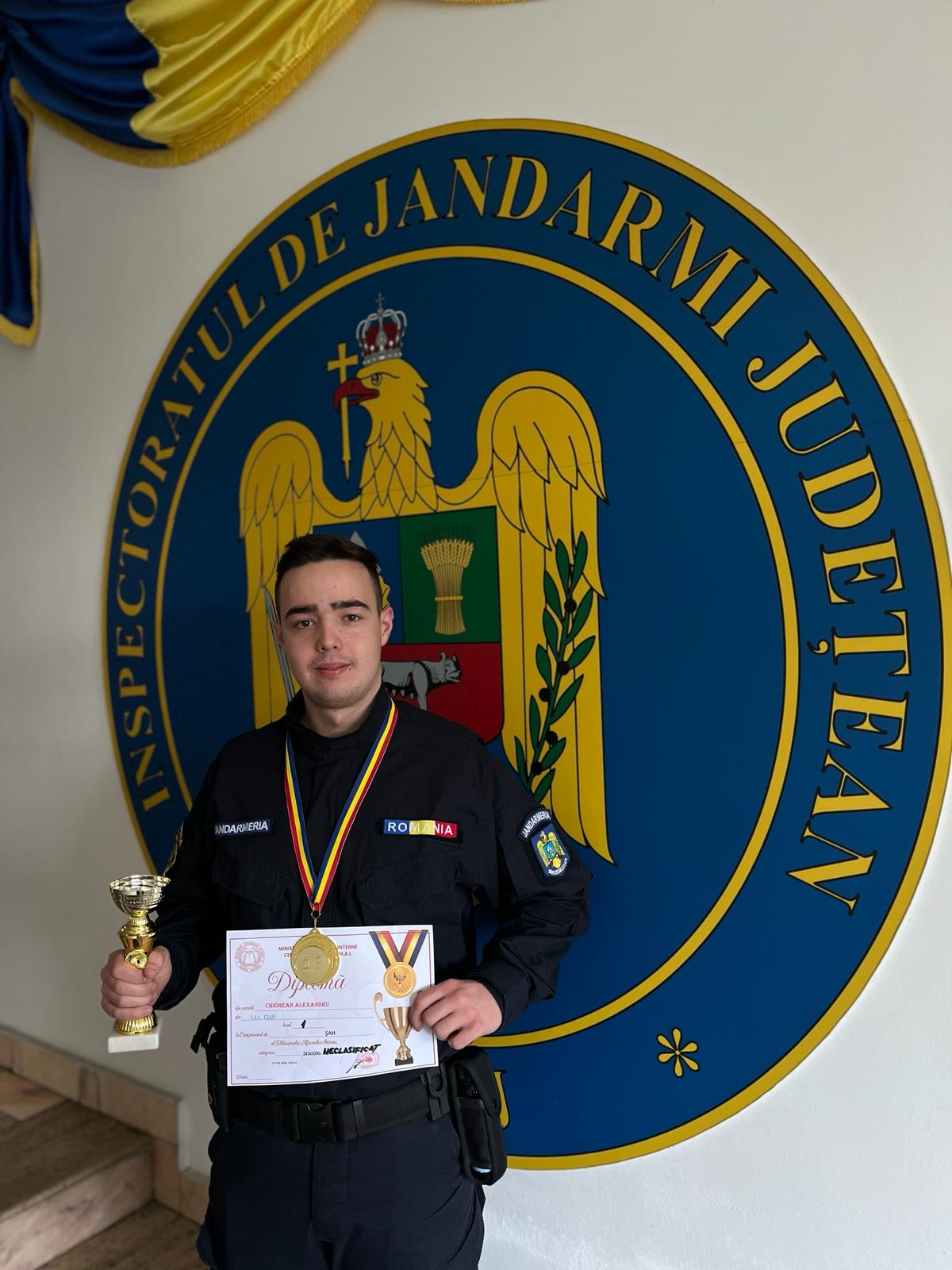 Aur pentru un jandarm clujean la campionatul de șah al M.A.I.