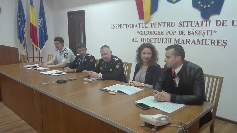 Protocol de colaborare între Rotaract Team Baia Mare și ISU Maramureș
