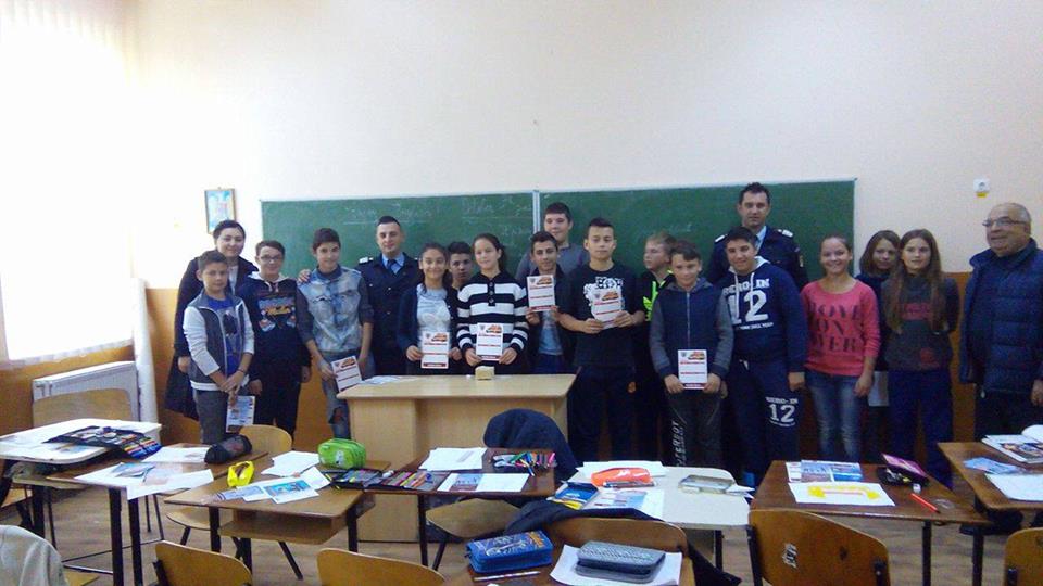 Activităţi de informare preventivă efectuate de ISU Sălaj în școli din județ