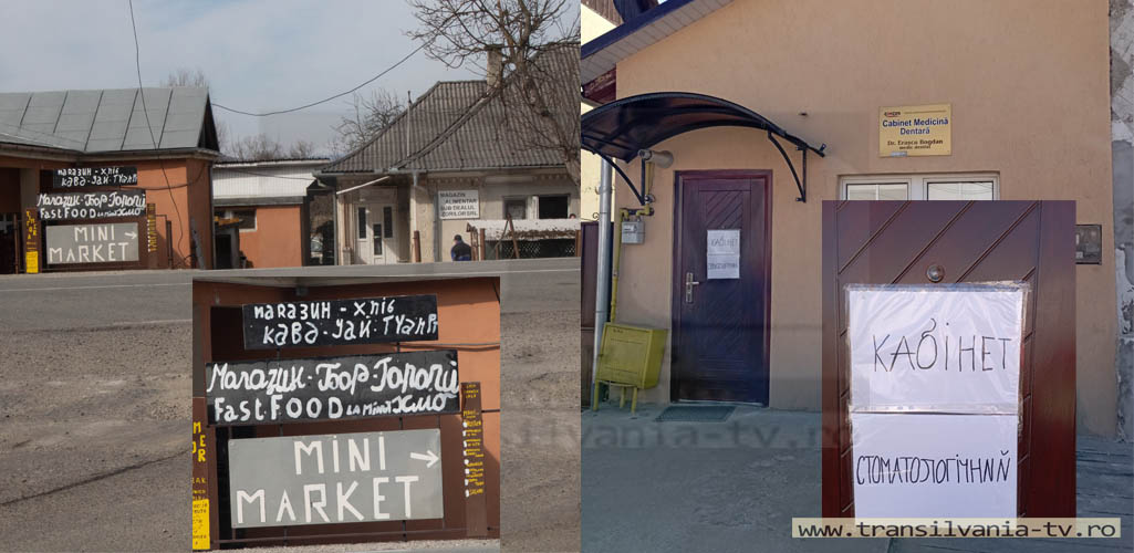În Ileanda au apărut primele inscripții în limba ucraineană pentru refugiații de război