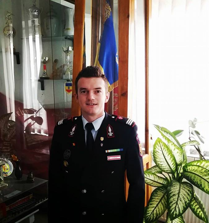 Căpitanul Ilie Dunca, noul comandant al Detașamentului de Pompieri Bistrița