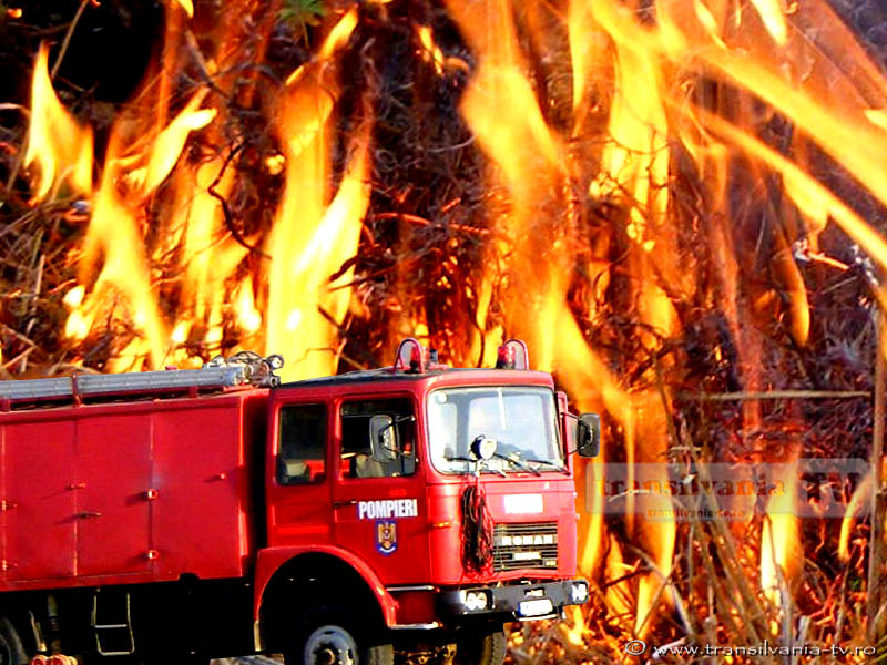 Incendiu la o casă din Poienile de Sub Munte. Trupul proprietarului a fost găsit carbonizat