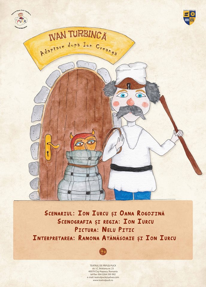 Spectacolul interactiv „Ivan Turbincă” – o nouă premieră la Teatrul „Puck” Cluj-Napoca
