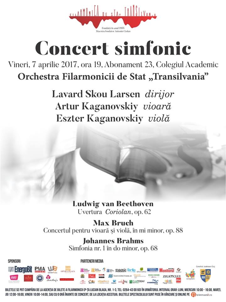 Cluj Napoca: Concert simfonic sub bagheta dirijorului Lavard Skou Larsen