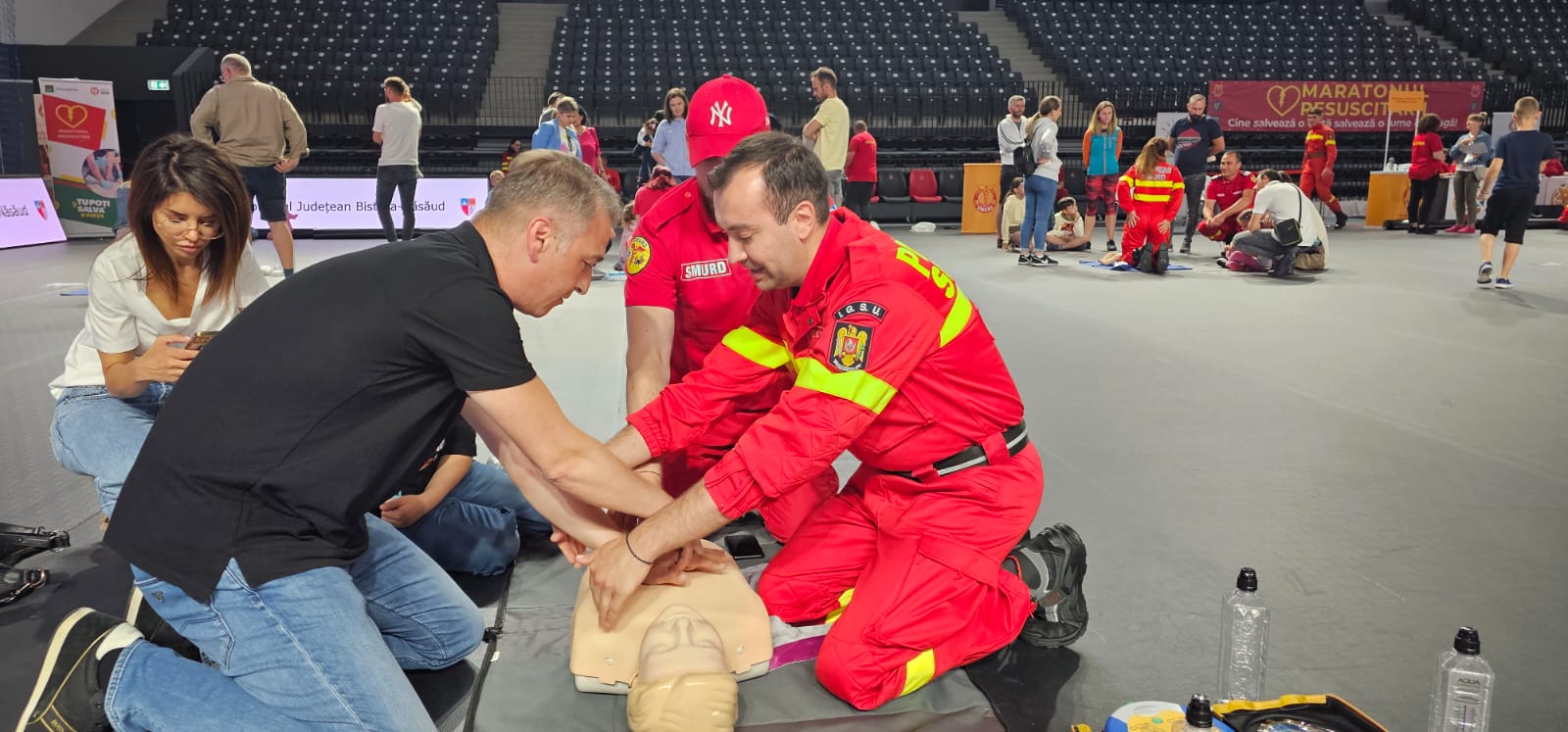 Maratonul Resuscitării s-a desfășurat la Bistrița