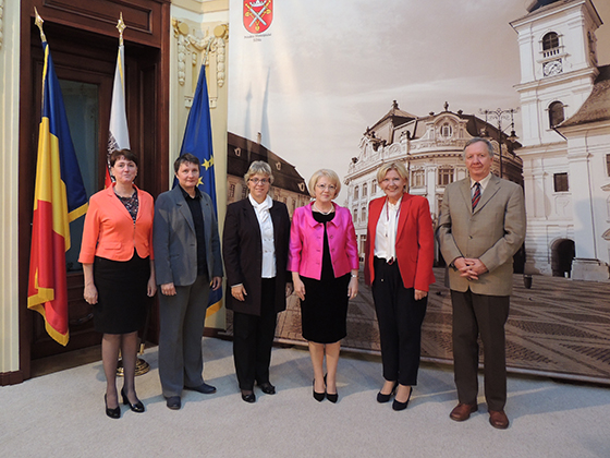Primarul orașului Klagenfurt din Austria, în vizită la Sibiu